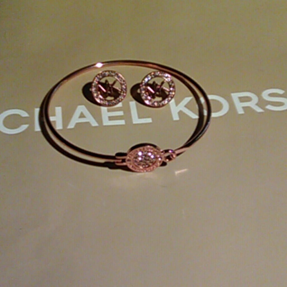 Michael Kors Rose Gold 3pc Set